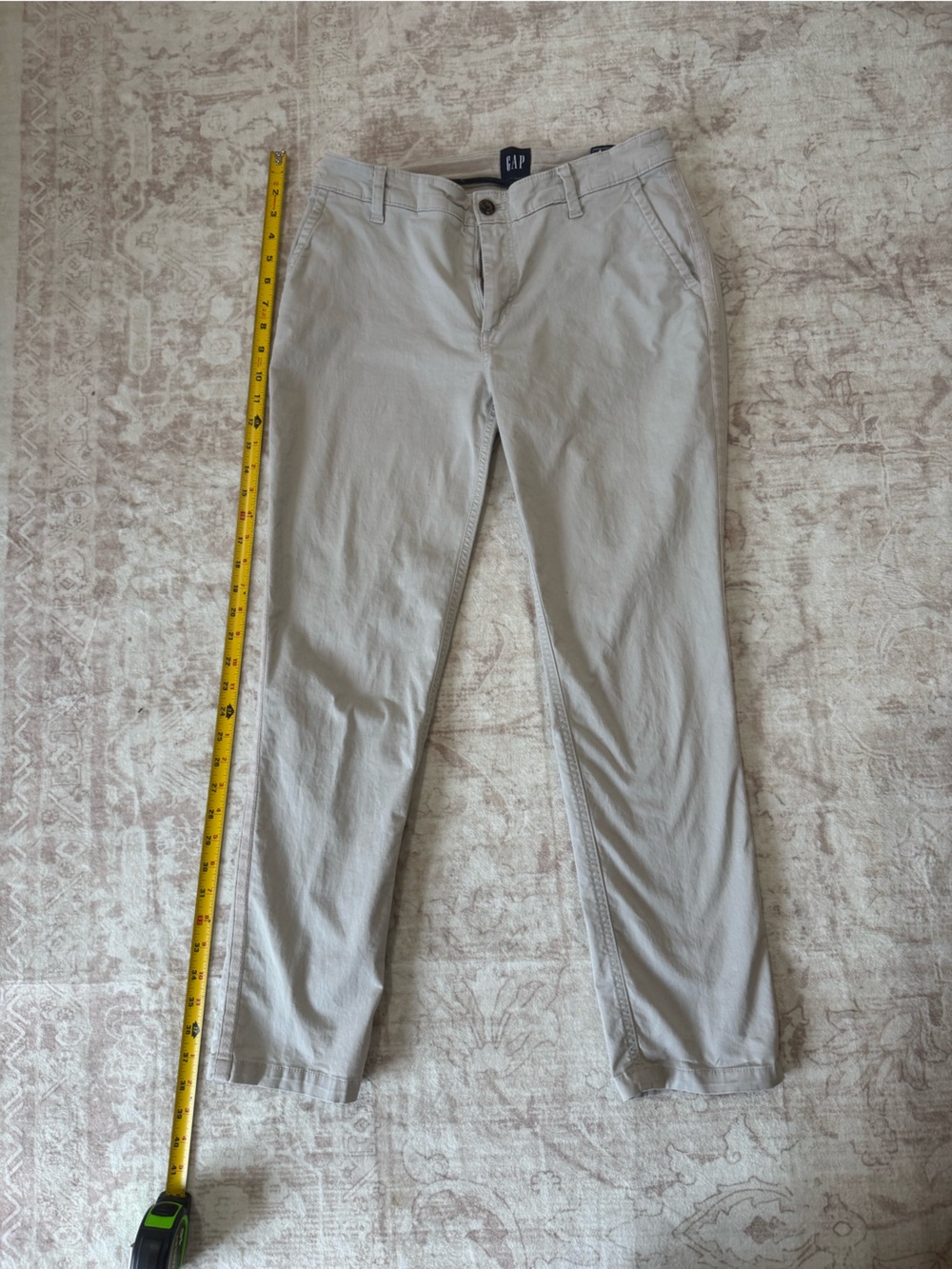 GAP Women’s Relaxed Girlfriend Chino Pants in Light Beige